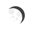 Waning Gibbous Moon illustration Image