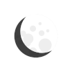 Waxing Gibbous Moon illustration Image